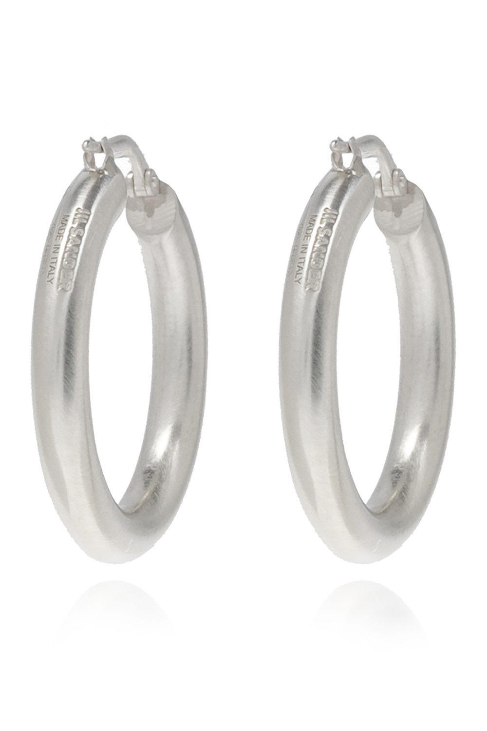JIL SANDER Silver earrings | JIL SANDER MEN BAGS